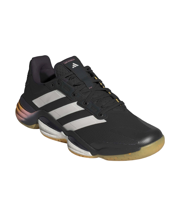 Zapatillas Adidas Stabil 16 Negro/Naranja 2024