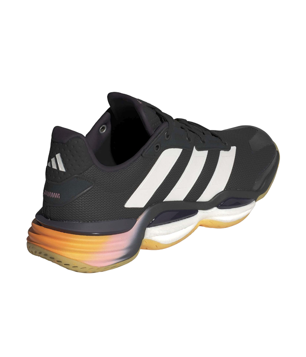 Zapatillas Adidas Stabil 16 Negro/Naranja 2024