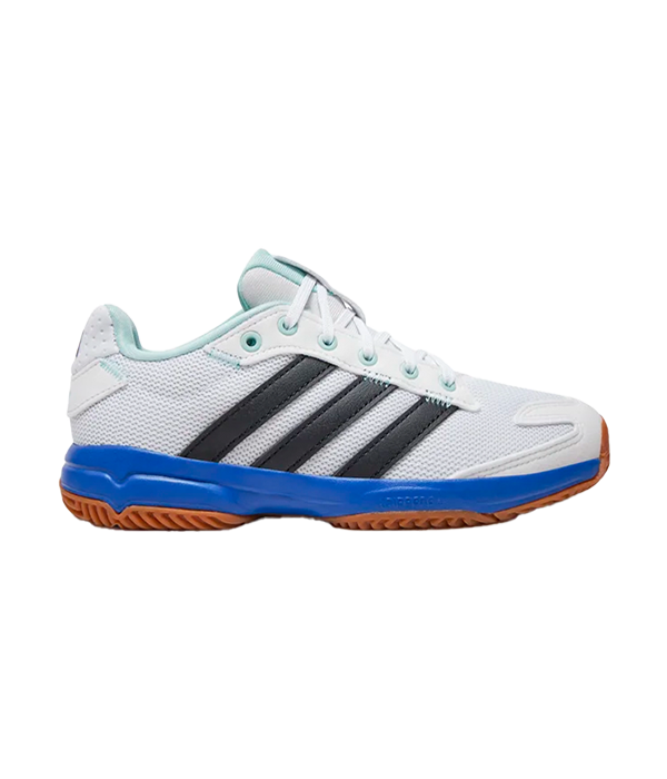 Zapatillas Adidas Stabil Jr Blanco Azul 2024 HandballPROShop